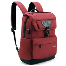 Tigernu Fashion Women Red USB Recharging School Bag Backpack for Teenagers Girls - £62.34 GBP