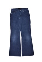 Vintage LEI Corduroy Pants Womens 5 Blue Flare Bell Bottom Wide Leg y2k ... - £26.52 GBP