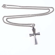 Large Retired James Avery St Theresa Cross pendant in sterling - £283.65 GBP