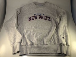 Vintage SUNY New Paltz Champion Reverse Weave Crewneck Sweatshirt Small - £27.65 GBP