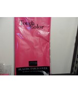 54&quot;x 108&quot; Hot Magenta Pink Wedding Birthday Party Tableware Plastic Tabl... - $1.97