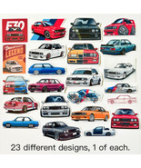 23pc Vinyl stickers for BMW M3 E30 German Classic Legend - $11.30