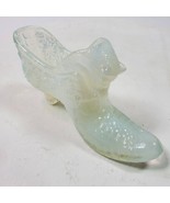 Vintage Fenton Shoe 5.5 Inches Long Victorian Era Milky &amp; Clear - $1,023.00 MXN