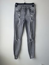 Shein Women’s Skinny Jeans Distressed Frayed Hem Size XS - $12.86
