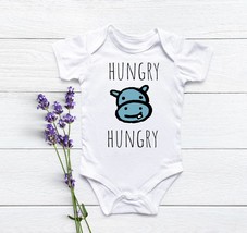 baby shower gift, baby onesie®, hippo onesie®, hippopotamus, hippo baby clothes, - £14.11 GBP