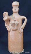 Vintage Tea Seller Hand Made Pottery Egypt 6.25&quot; - £19.77 GBP