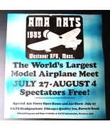 Vtg AMA NATS 1985 Westover AFB Poster Advertising Airplane Airforce Airs... - $748.98 MXN
