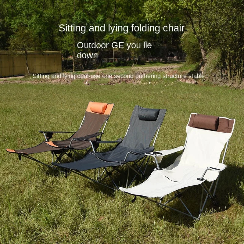 Camping Folding Portable Mesh Chair with Removabel Lounge Chair