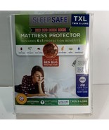 Sleep Safe Twin XL Mattress Protector Bed Bug Dorm Room 6-in-1 Zip Off N... - £24.26 GBP
