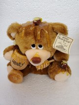 Vintage Cranky Yankee! Honey Bear Bunch Stuffed Animal Laura Orzek 9&quot; - £15.84 GBP