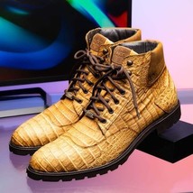 LEONI Genuine Caiman Belly Boot Oil Orix image 6