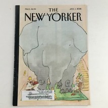The New Yorker Full Magazine January 1 2018 Cramped by George Booth - $8.50