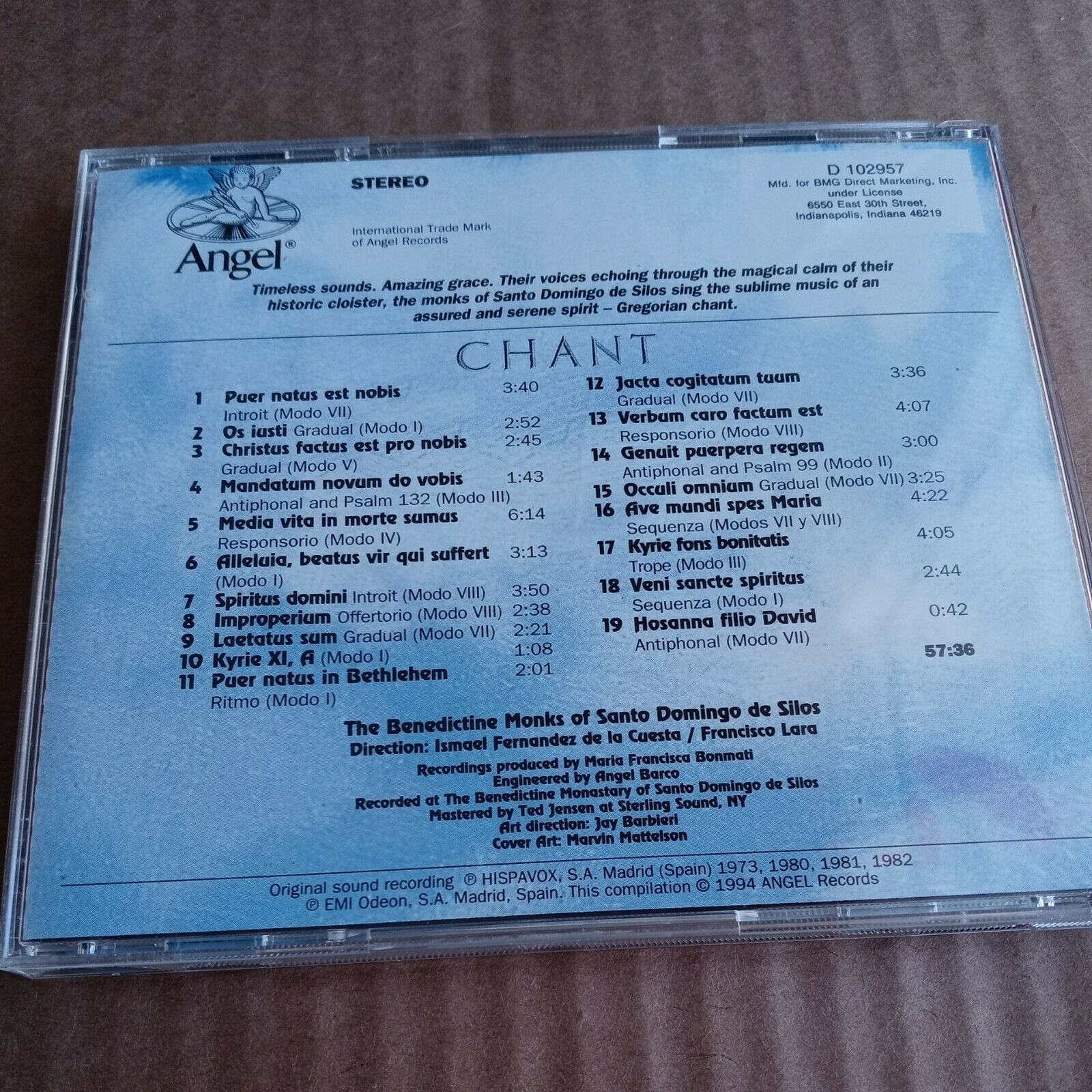 Chant by The Benedictine Monks Of Santo Domingo (CD) Item image 3