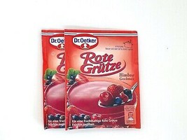 Dr.Oetker ROTE GRUTZE red fruit dessert 2ct - Made in Germany - $6.92