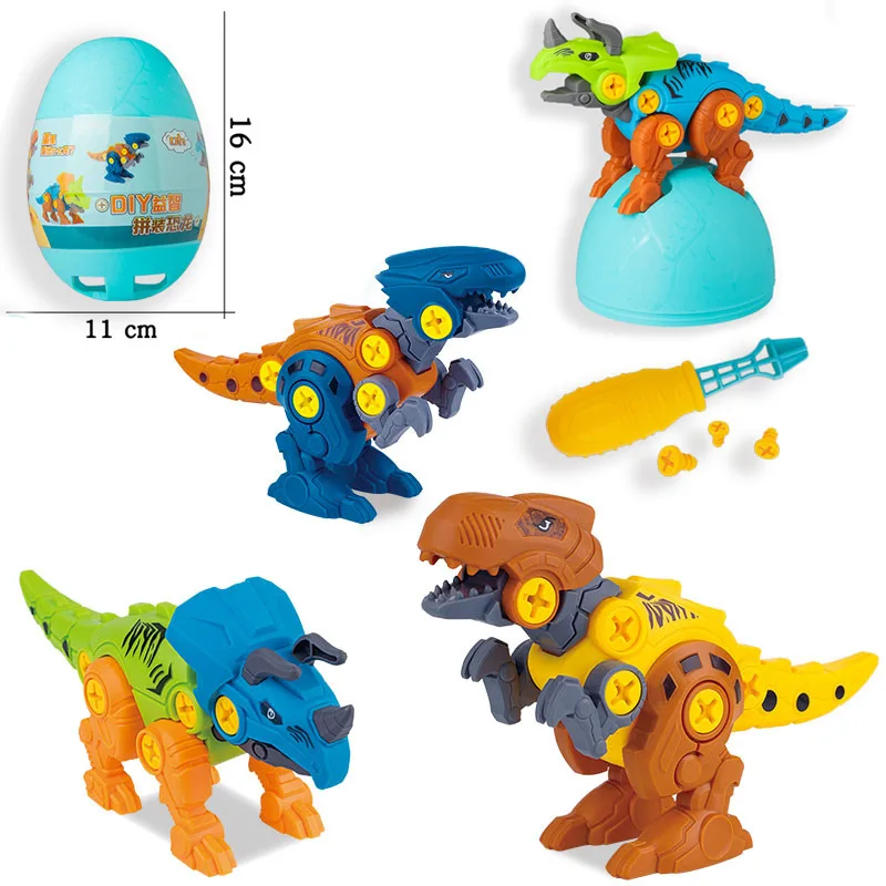 Children DIY Disassembly and Assembly Dinosaur Toys Screwing Blocks Nuts Toys - £13.14 GBP