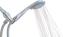 Shower Head Handheld Rainfall High Pressure and Flow For Rain Massage NEW - £36.13 GBP