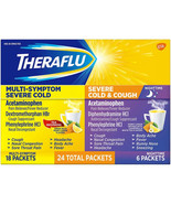 Theraflu Severe Cold Multi-Symptom 24 Packets 테라플루 감기약 한국직배송(개인통관번호, 전화번... - $264.99 MXN