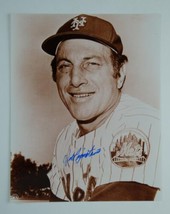 Joe Pignatano Signed 8x10 Photo New York Mets Autographed - £10.25 GBP