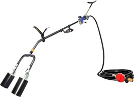 Heavy-Duty Weed Burner With A Single Or Dual Piezo Igniter (Self-Igniting), - £51.11 GBP