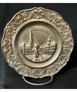 Vintage German Bruxelles Boy Peeing Bronze Metal Souvenir Wall Hanging P... - $34.13 CAD