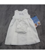 Keepsake Dress Baby 6 to 9 mo White Floral Lace Sleeveless Girl Christen... - $26.71