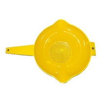 Vintage Tupperware #1523 Large 2 QT. Yellow Colander Strainer Pour Spout... - $18.00