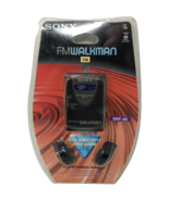 VTG NIP Sony FM Walkman Full Stereo Radio SRF-46 w/ Headphones Mobile  - £98.55 GBP
