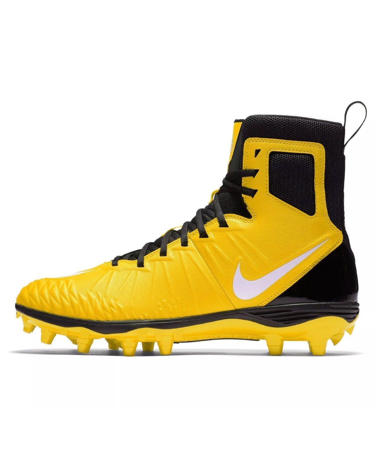 NEW NIKE MEN'S FORCE SAVAGE VARSITY MAIZE FOOTBALL YELLOW CLEATS SIZE 10 NO BOX - £31.62 GBP