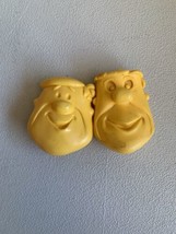 Pebbles Cereal Prize Flintstone Yellow Change Purse Hasbro Vintage 1975 - £12.52 GBP