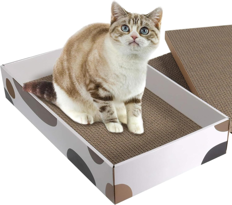 Primary image for Durable Cat Scratcher Cardboard Refill, Cat Scratch Pad, 3 in 1 Recyclable Corru