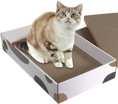 Durable Cat Scratcher Cardboard Refill, Cat Scratch Pad, 3 in 1 Recyclab... - £18.10 GBP