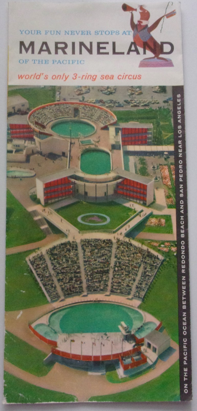 Vintage Marineland World’s Only 3-Ring Sea Circus California Brochure - $3.99