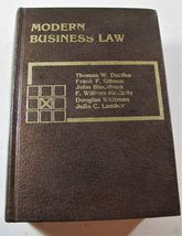 MODERN BUSINESS LAW: Thomas Dunfee Hardcover Book 1979 Grid Series In Law - $7.99