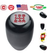 Manual 5-Speed Aluminum Shift Knob - Stylish Black, M12x1.25 Fit for Mos... - $26.56 CAD
