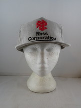 Vintage Corduroy Hat - Ross Corporation Mining Puffer Graphic - Adult Sn... - $49.00