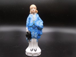 Occupied Japan Colonial Boy w/ Blue Jacket &amp; Blue Shorts  3 1/2&quot; Tall - £5.57 GBP