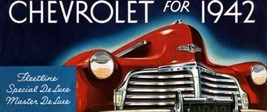 1942 chevrolet full line vintage original color sales brochure-usa-super!!!-
... - £29.76 GBP