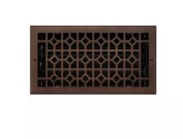 New Oil Rubbed Bronze 6&quot; x 10&quot; Appert Steel Wall Register by Signature H... - £15.59 GBP