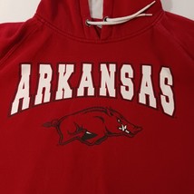 Stadium Athletics Arkansas Razorbacks Mens Red Cotton Blend Hoodie Sweatshirt XL image 6