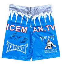 Chuck &quot;The Iceman&quot; Liddell Signed UFC Tapout Trunks PSA 3C36862 - £155.54 GBP