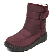 New Fashion MenWinter Boots Men Snow Boots Couple Keep Warm Winter Cotton Shoes  - £27.38 GBP