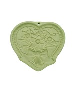 Daffodil Cookie Mold Vintage Brown Bag 1990 Hill Design Floral Stoneware... - $24.00