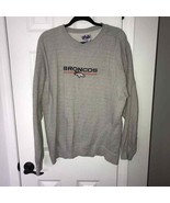 Vintage Denver Broncos Sweatshirt Majestic Rare NFL Lg Runs big - £28.67 GBP