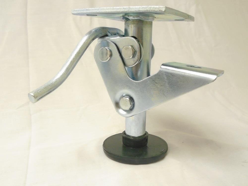 6&quot; Truck Floor Lock - Kickbar - 4&quot; x 4-1/2&quot; Top Plate 3&quot;x 3&quot; Bolt Pattern - $23.00