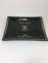 Vtg Shriners Tray 1968 Sudan Temple Chicago Illinois 94th Imperial Council - $18.54 CAD