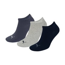 Puma Unisex Sportive Sneaker Sock(3 Pair Pack)  , Navy/Grey/Nightshadow ... - $26.00