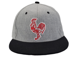 Sriracha Rooster Pug Snapback Hat  Flat Bill Grey / Black Tuong Ot Sriracha - £11.04 GBP