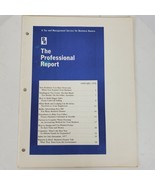Vintage 1979 The Professional Report Tax &amp; Management Softcover Book - $11.00