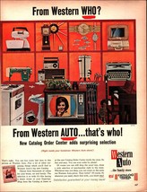 1964 Western Auto: Western Who? Vintage Print Ad nostalgic c5 - $25.98