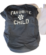 Dog T-shirt favorite child footprint Grayson Pup Med 14-16 in 35-40 cm D... - $7.87